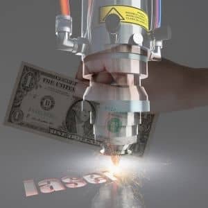 post of laser cost